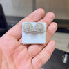 2.00 CT Natural Diamond Stud Earrings – 10K White Gold, VS Quality