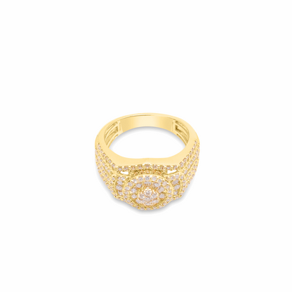 10K Gold Diamond Men's Ring 1.70CT