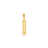 Barber Pole Diamond Pendant (0.18CT) in 10K Gold