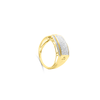 Round Cut Diamond Cluster Men's Pinky Ring (0.33CT) in 10K Gold - Size 7 to 12