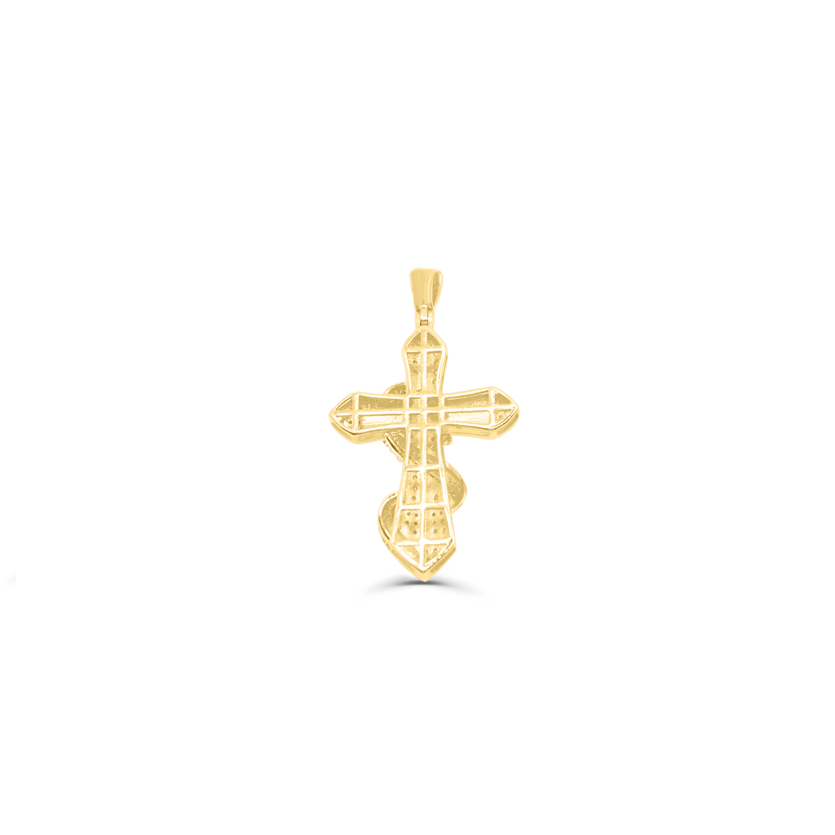 10K Gold Diamond Cross Pendant 0.55CT