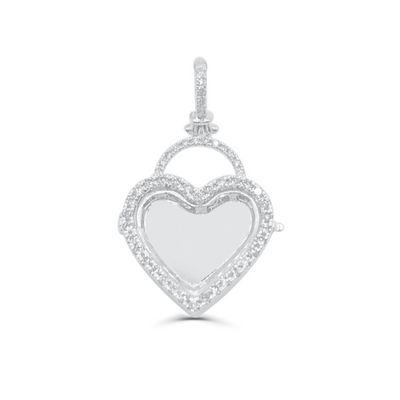 Heart Shape Custom Diamond Memory Pendant (0.72CT) in 10K Gold