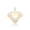 Heart Custom Diamond Memory Pendant (1.06CT) in 10K Gold