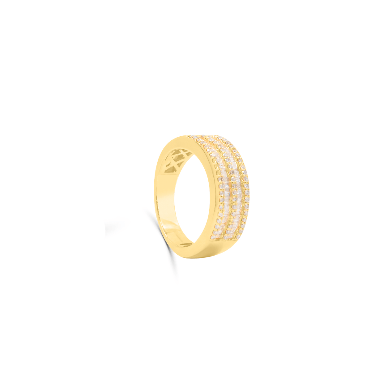 10K Gold Diamond Men's Ring 1.10CT