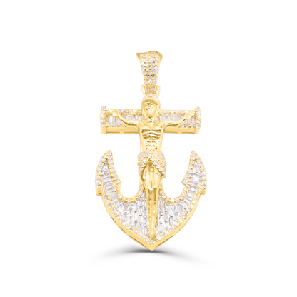10K Gold Diamond Pendant 1.25CT