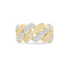 Half Eternity Cuban Round Cut Diamond Cluster Men's Band Ring (2.60CT) in 10K Gold - Size 7 to 12