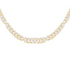 Infinity Diamond Cuban Link Chain (14.50CT) in 10K Yellow Gold - 8mm (22 inches)