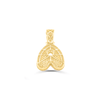 Bubble Letter A Bling Diamond Pendant (2.50CT) in 10K Gold