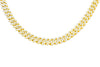 Prong Diamond Miami Cuban Link Chain (18.20CT) in 10K Yellow Gold - 8.5mm (22 inches)