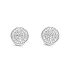 Round Shape Diamond Cluster Stud Earring (0.25CT) in 10K Gold (Yellow or White)