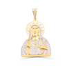 Hip Hop Jesus Face Diamond Pendant (3.15CT) in 10K Gold