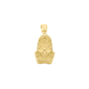 Mary Face Diamond Pendant (1.83CT) in 10K Gold