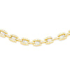 Baguette  Diamond Necklace (8.50CT) in 10K Gold - 5mm (22 inches)