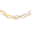 Iced Out Stylish Anchor Link Diamond Chain (11.50CT) in 10K Gold - 6mm (22 Inches)