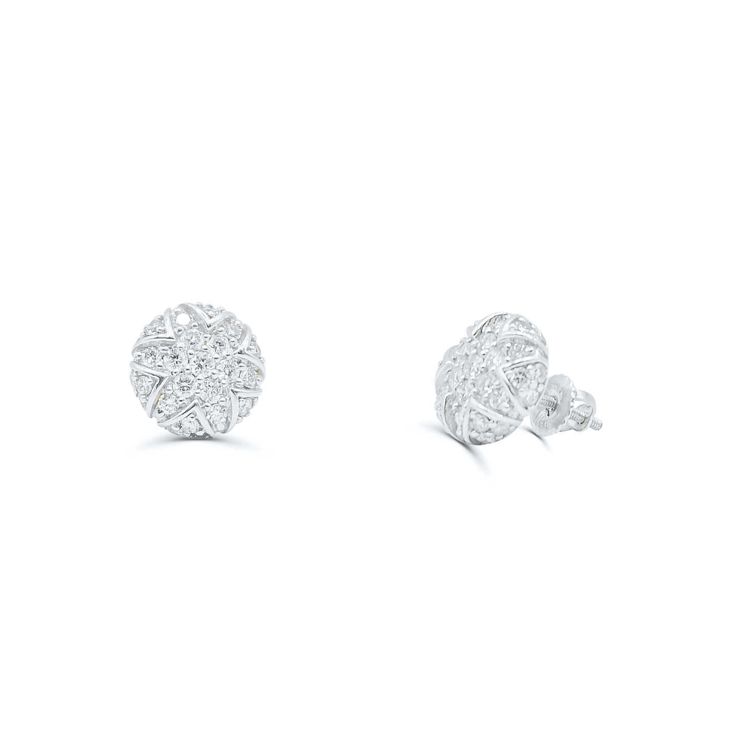 10K Yellow Gold Diamond Earring