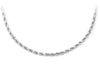 2.5mm 10K Solid Gold Rope Chain (White or Yellow) - from 22 to 20 Inches