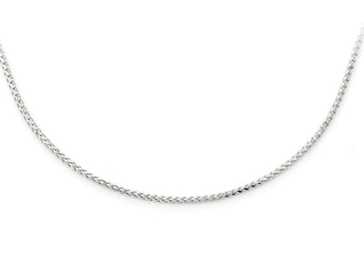 1mm 14K Gold Franco Chain (White or Yellow or Rose) - from 16 to 24 Inches