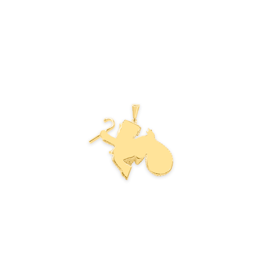 Hip Hop Bitcoin Monoply Diamond Pendant (7.53CT) in 10K Gold