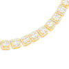 Baguette Diamond Chain (27.50CT) in 10K Gold - 7.5mm (22 Inches)