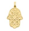 Hamsa Hand Baguette Diamond Pendant (2.00CT) in 10K Gold