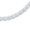 Baguette Diamond Link Necklace (9.25CT) in 10K Gold - 6mm (20 Inches)