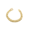 Diamond Cuban Link Bracelet (3.50CTW) in 10K Yellow Gold - 8.5mm