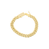 Diamond Cuban Link Bracelet (3.50CTW) in 10K Yellow Gold - 8.5mm