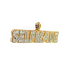 Selfmade Baguette Diamond Pendant For Men (2.75) in 10K Yellow Gold