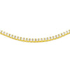 Diamond Tennis Chain For Mens (1.70CT) in 10K Gold - 5mm (20 inches)