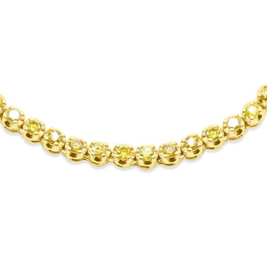 10K Gold Diamond Tennis Chain