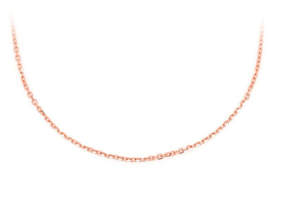 1mm 14K Gold Rolo Chain (White or Yellow or Rose) - from 16 to 24 Inches