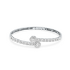 Baguette Diamond Bangle (2CT) in 10K Gold - 5.5mm