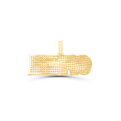 Cash Baguette Diamond Pendant (6.00CT) in 10K Gold