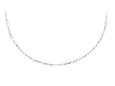 1mm 14K Gold Rolo Chain (White or Yellow or Rose) - from 16 to 24 Inches