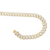 Iced Out Mini Cuban Diamond Bracelet (3.75CTW) in 10K Gold - 8mm