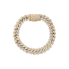 Iced Out Cuban Prong Diamond Bracelet (7CT) in 10K Gold (Yellow or White) - 10mm